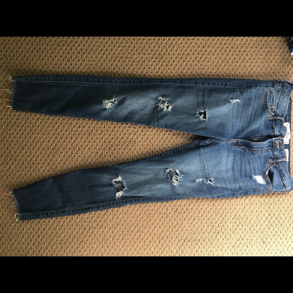 Ripped denim Hollister jeans